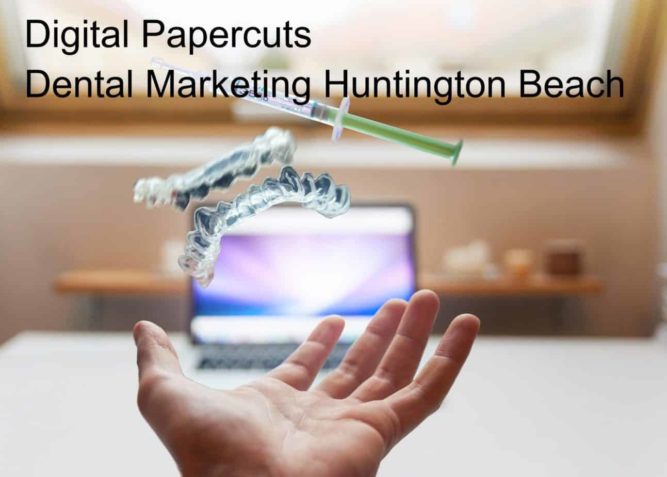 Digital papercuts dental marketing dentist office image