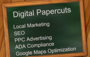 chalkboard digital papercuts local marketing seo ppc advertising ada compliance google map optimization