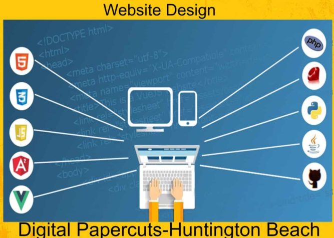 website design digital papercuts huntington beach image