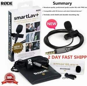 smart lav microphone for product review video