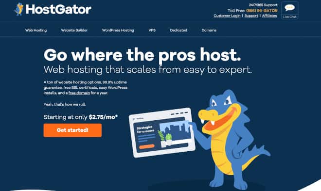 best web hosting for small business hostgator